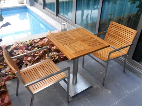 Teak Furniture Malaysia outdoor tables accura square dining table s60