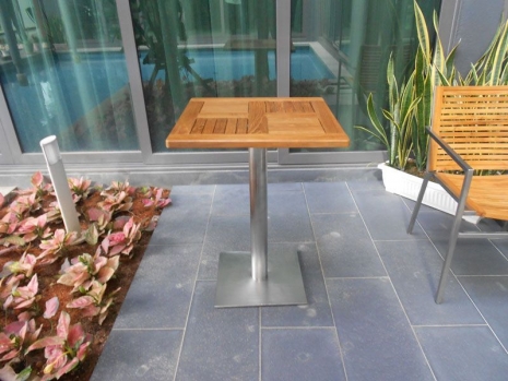 Teak Furniture Malaysia table bases accura square bar base l45
