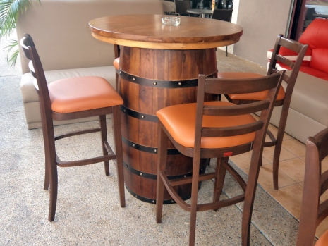 Teak Furniture Malaysia bar tables healy barrel table d80