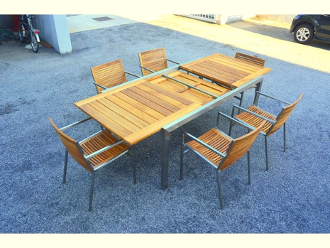 Teak Furniture Malaysia outdoor tables accura extension table l200/260