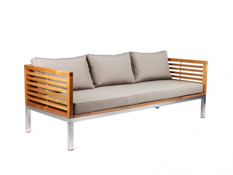 Teak Furniture Malaysia in/out sofa accura sofa 3 seater