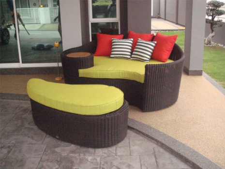 Teak Furniture Malaysia in/out sofa bali day bed