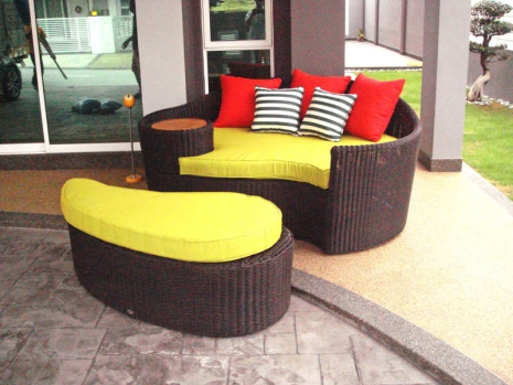 Teak Furniture Malaysia in/out sofa bali day bed