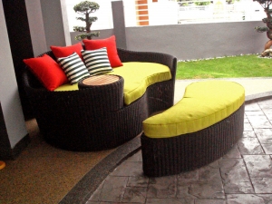 Teak Furniture Malaysia in/out sofa bali day bed