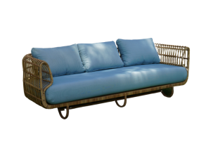 Teak Furniture Malaysia in/out sofa eyrie sofa  3 seater 