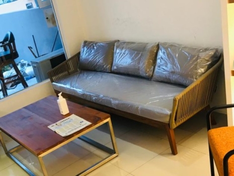 Teak Furniture Malaysia in/out sofa nusa 3 seater sofa