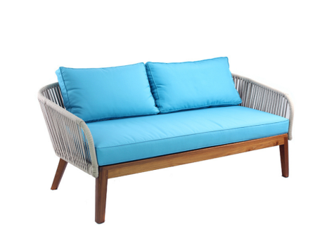 Teak Furniture Malaysia in/out sofa nusa lounge sofa 2 seater 