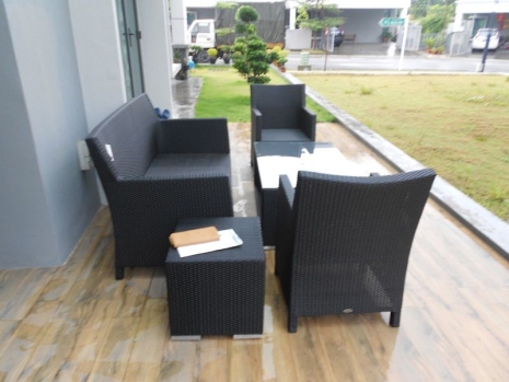 Teak Furniture Malaysia in/out sofa panama sofa 3 seater 