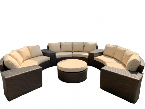 Teak Furniture Malaysia in/out sofa reunion circular sofa