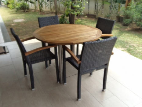 Teak Furniture Malaysia outdoor tables accura round table d100