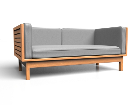 Teak Furniture Malaysia in/out sofa scania sofa 2 seater