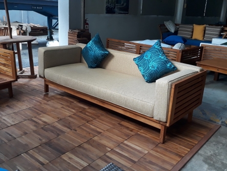 Teak Furniture Malaysia in/out sofa scania sofa 3 seater