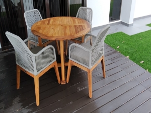 Teak Furniture Malaysia outdoor tables tiara round table d120