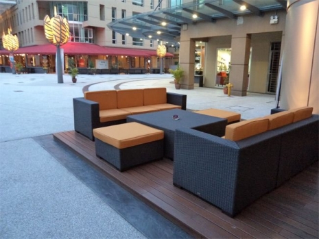 Teak Furniture Malaysia outdoor coffee & side tables reunion modular ottoman
