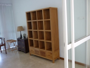 Teak Furniture Malaysia storage tiara bookshelf